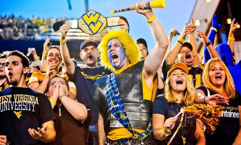 West Virginia Mountaineers fans