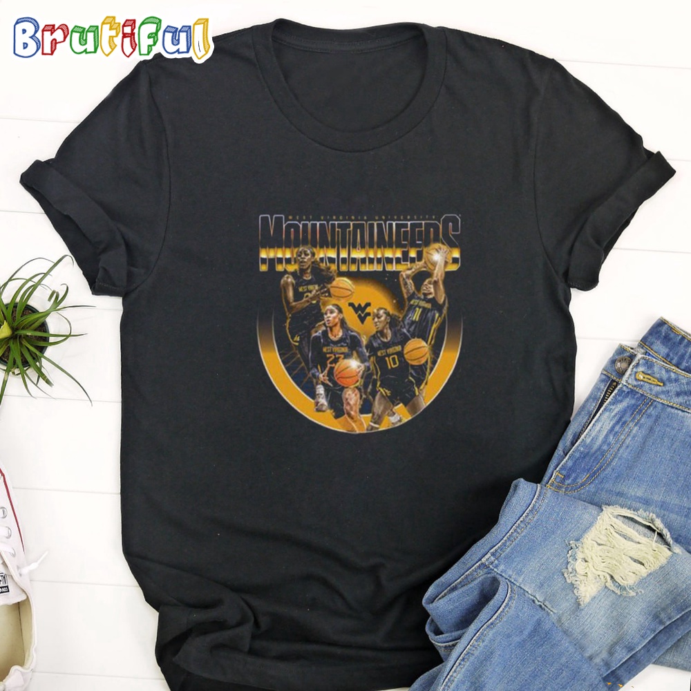 West Virginia NCAA Women's Basketball Official 2023 2024 T Shirt