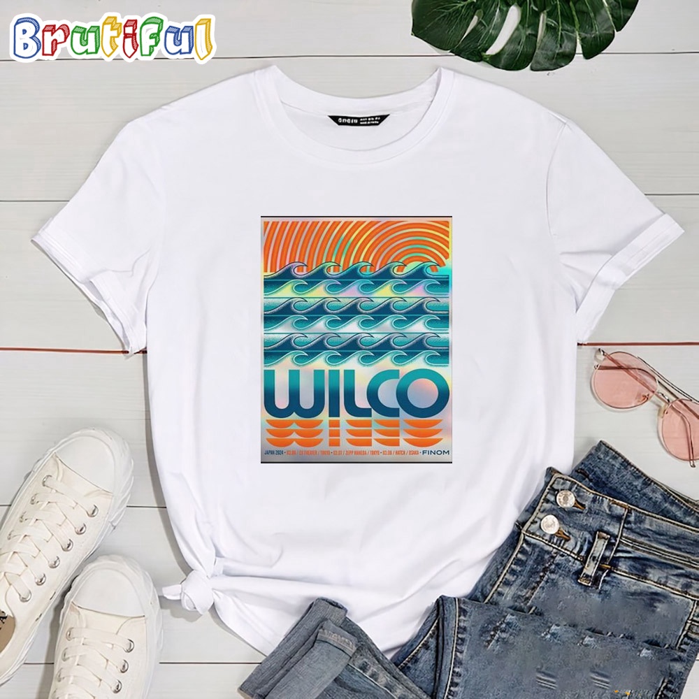 Wilco Tour Japan March 2024 T Shirt