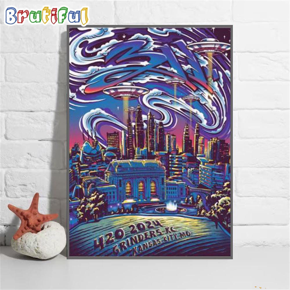 311 Kansas City Mo April Tour 2024 Wall Art Poster Canvas