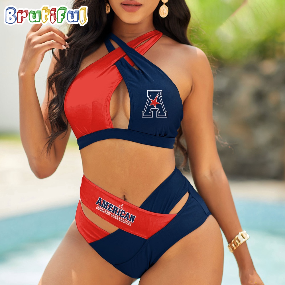American Athletic Conference Women Bikini Set Sporty Bikini Sets