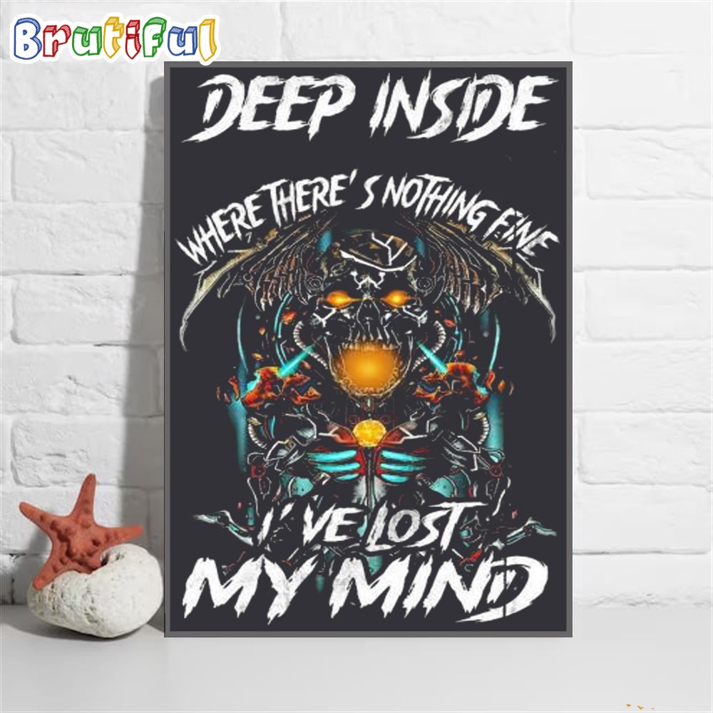 Avenged Sevenfold Deep Inside Where There's Nothing Fine I've Lost My Mind Poster Canvas