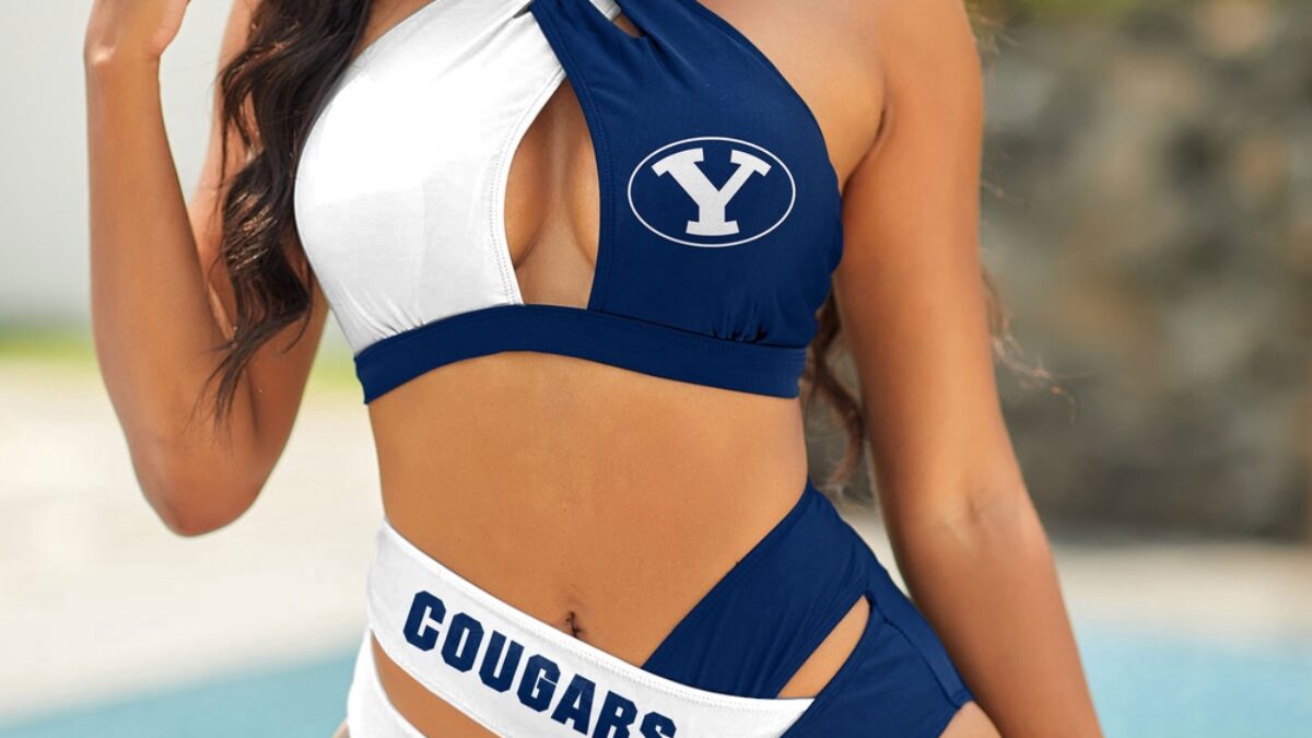 sexy lingerie chive BYU Cougars Women Bikini Set Sporty Bikini Sets main image 1