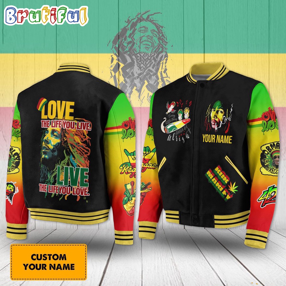 Bob Marley Love The Life You Live Jacket