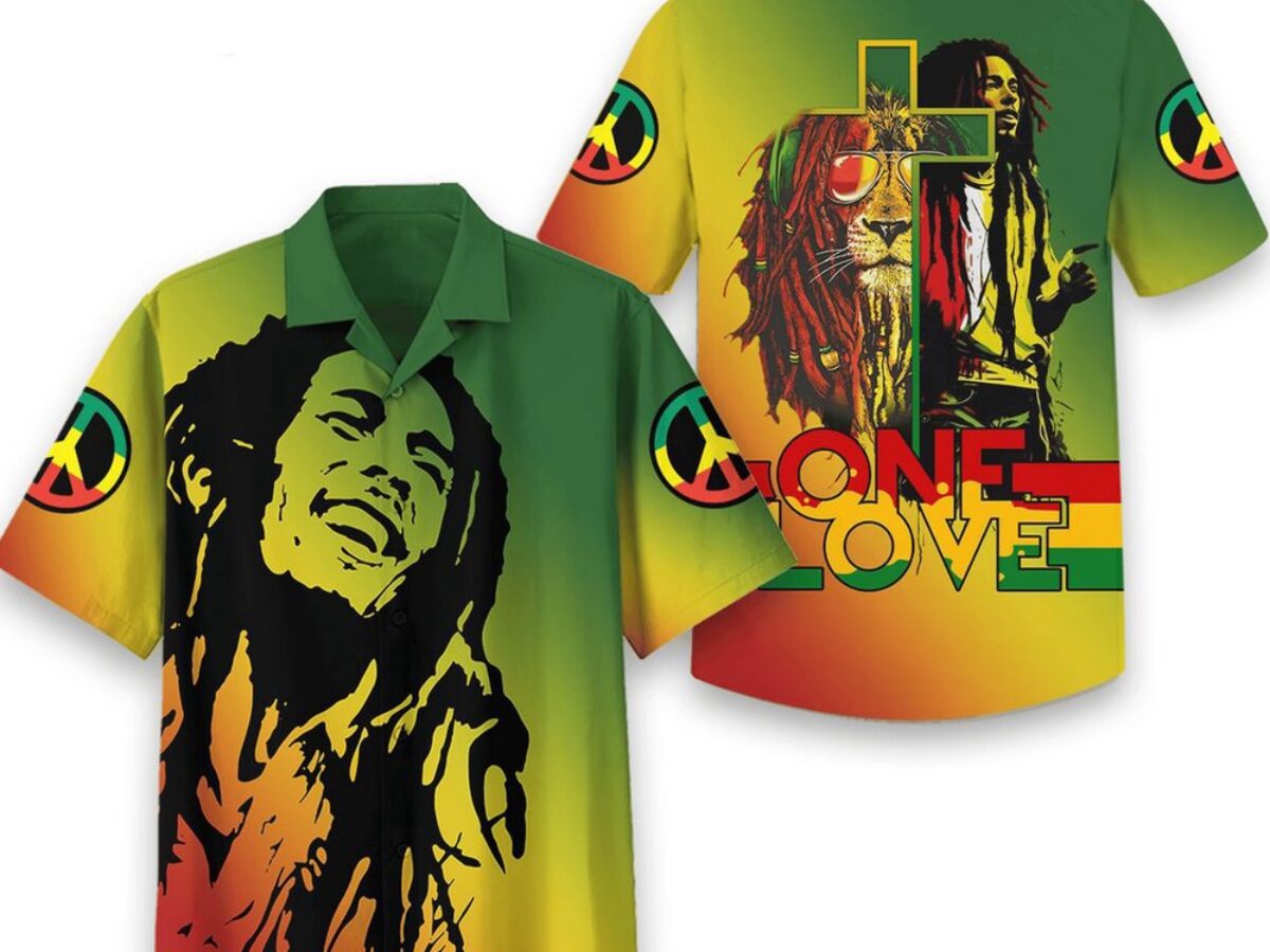Bob Marley One Love Hawaiian Shirt