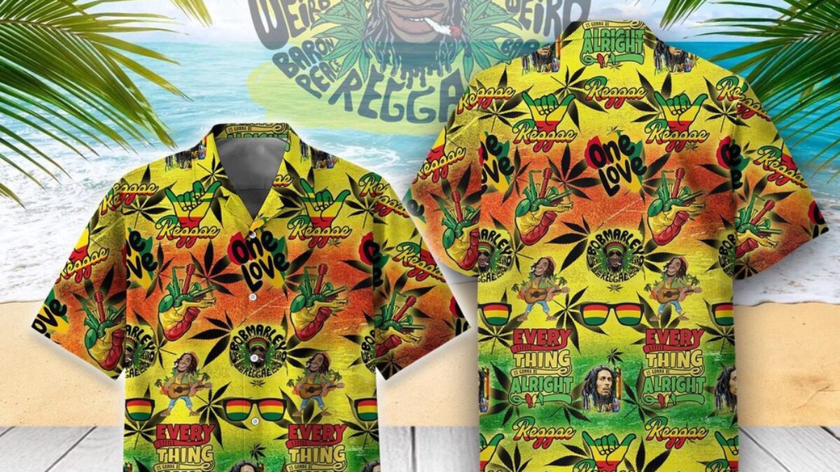 Bob Marley The King Of Reggae Hawaiian Shirt