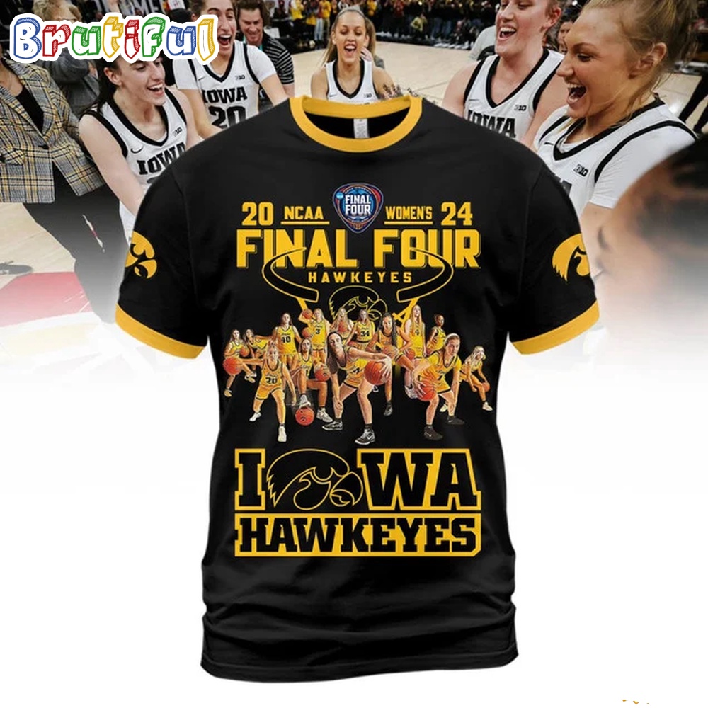 Caitlin Clark Iowa Hawkeyes 2024 NCAA Women’s Basketball Final Four 3D