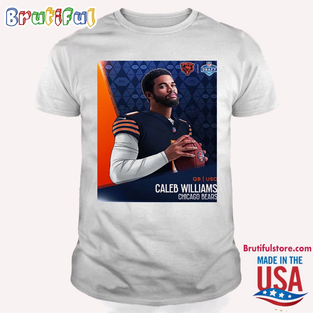 Caleb Williams To Picked 1 Round 1 By Chicago Bears NFL Draft Detroit 2024 T Shirt