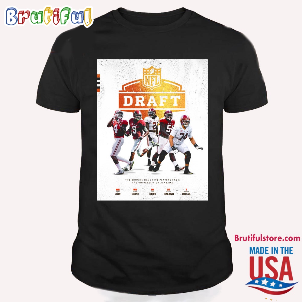 Cleveland Browns NFL Draft Poster T Shirt