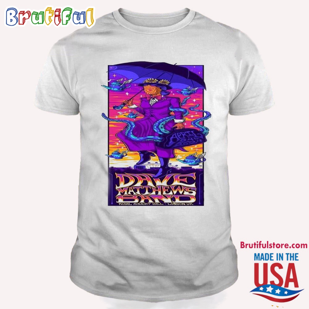 Dave Matthews Band Royal Albert Hall London Uk 2024 Tour T Shirt