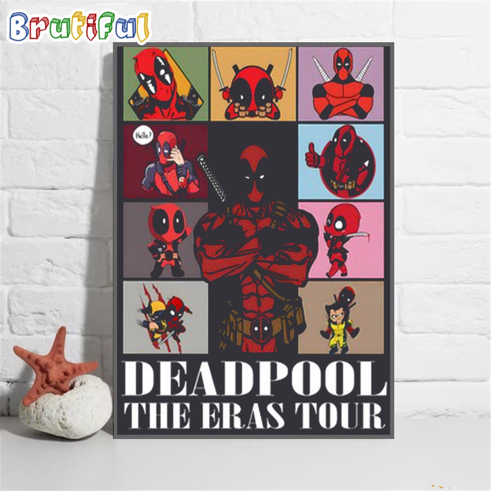 Deadpool Movie Poster The Eras Tour Deadpool Wall Art Poster Canvas