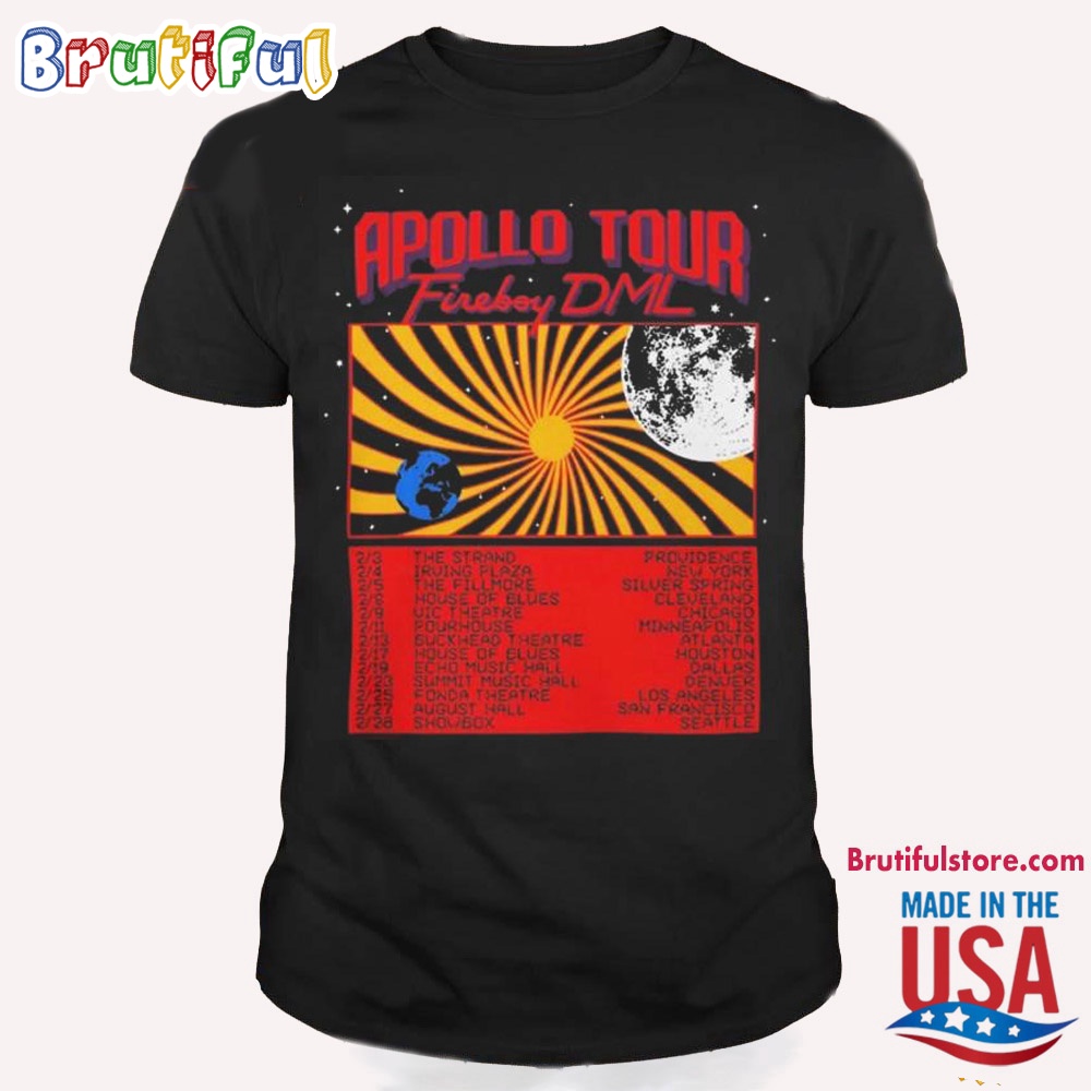 Fireboy DML Apollo Tour 2024 T Shirt