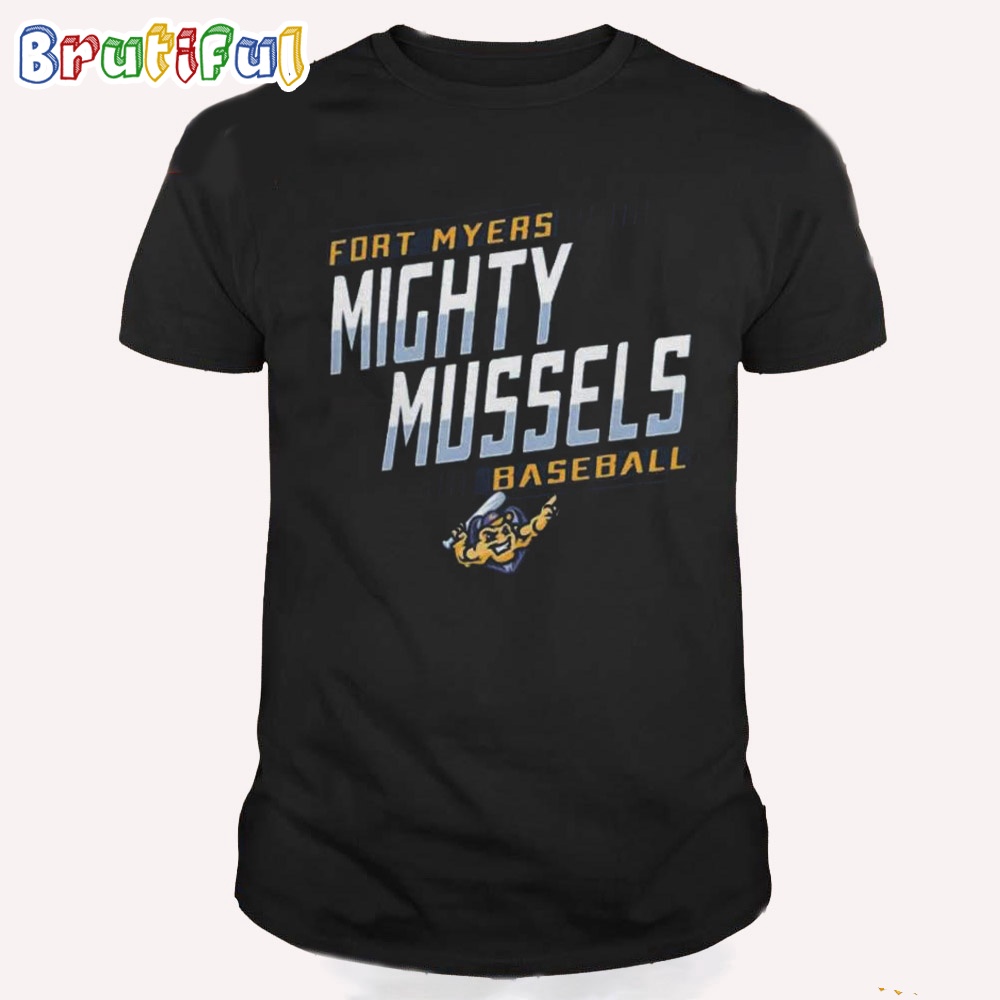 Fort Myers Mighty Mussels Baseball T Shirt