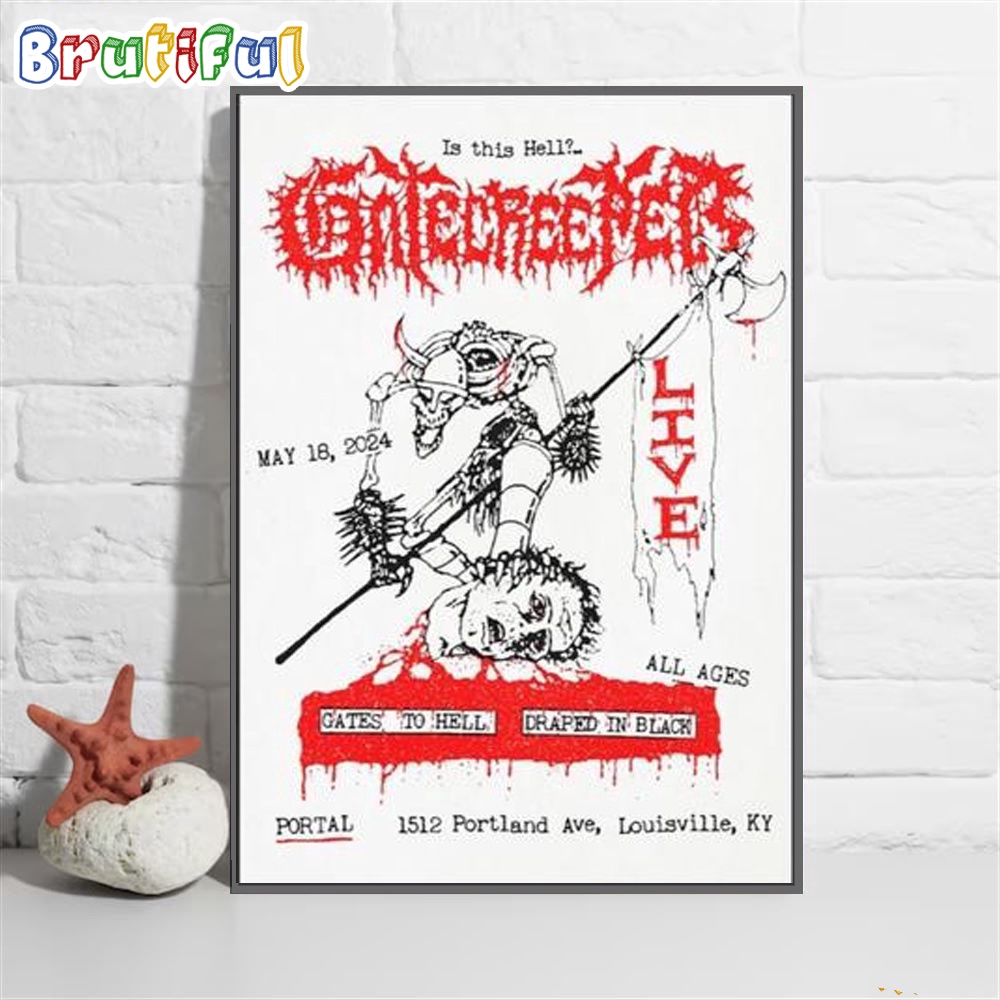 Gatecreeper Louisville Ky May 2024 Wall Art Poster Canvas