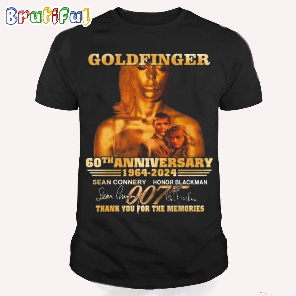 Goldfinger 60th Anniversary Thank You For The Memories Signature T Shirt