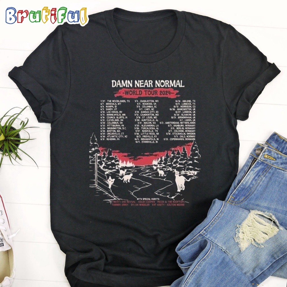 L Koe Wetzel Damn Near Norma World Tour 2024 T Shirt