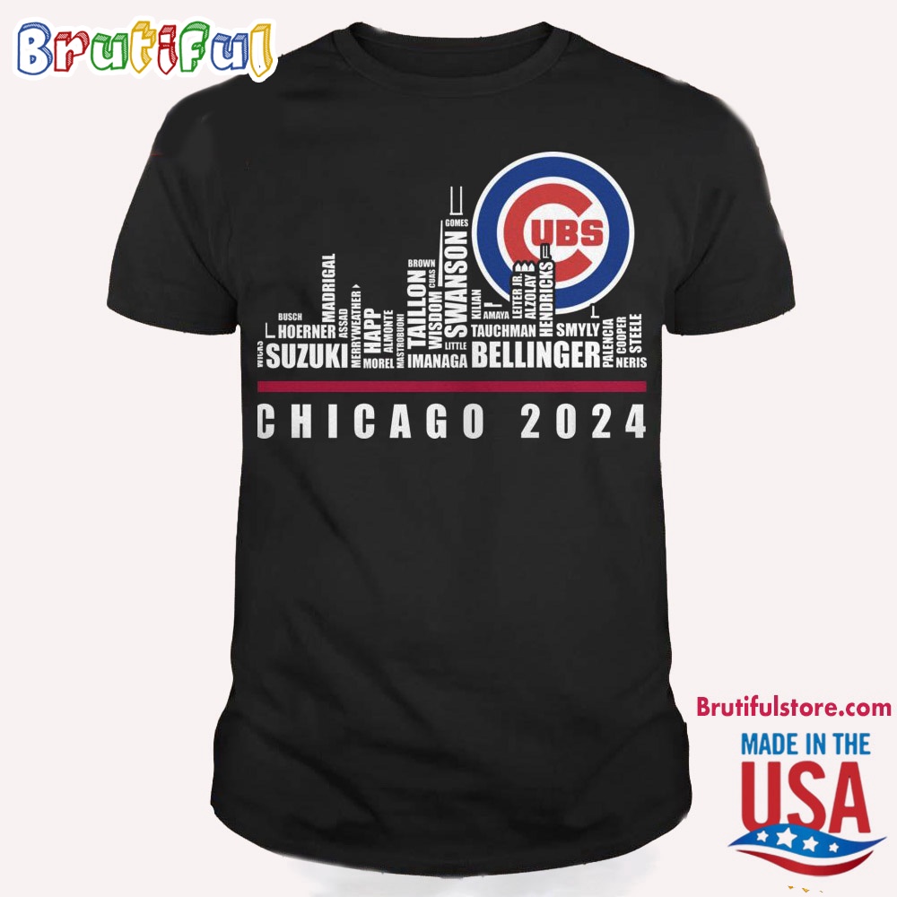 MLB Chicago Cubs T Shirt Chicago 2024 Shirt