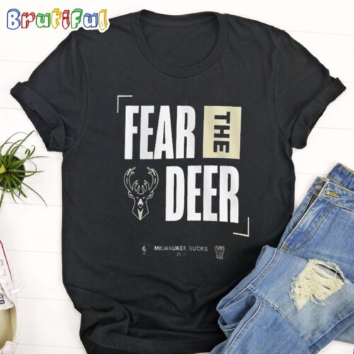 Milwaukee Bucks The Fear Deer 2024 Nba Playoffs Mantra T Shirt