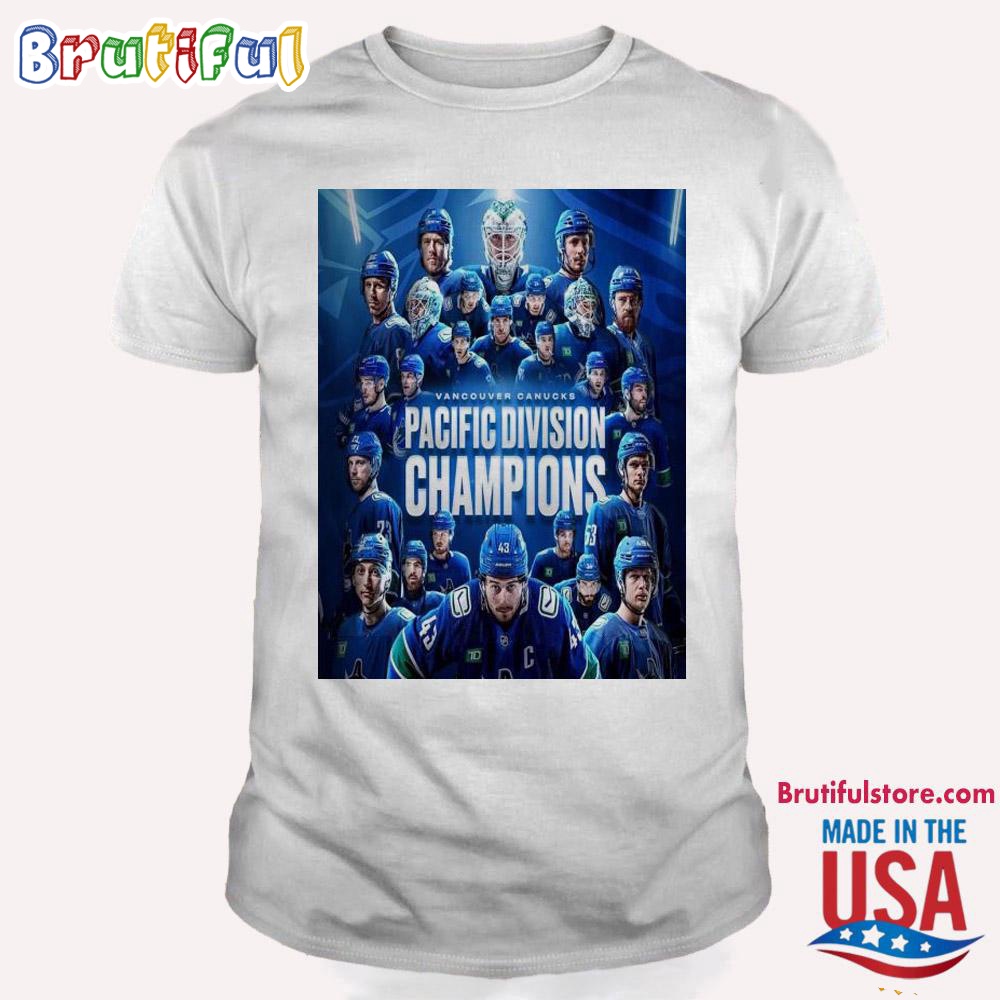 NHL Vancouver Canucks 2024 Pacific Division Champions T Shirt