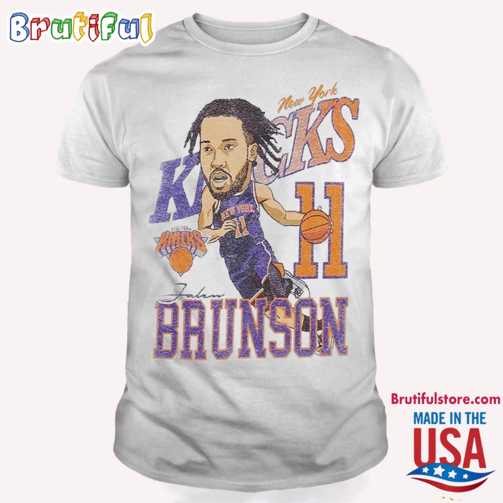 New York Knicks Jalen Brunson Caricature Chibi T Shirt