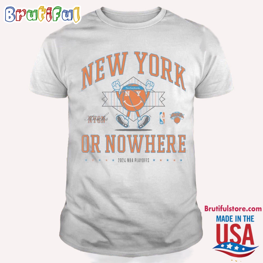 New York Or Nowhere NYON Mr Knick 2024 NBA Playoff T Shirt