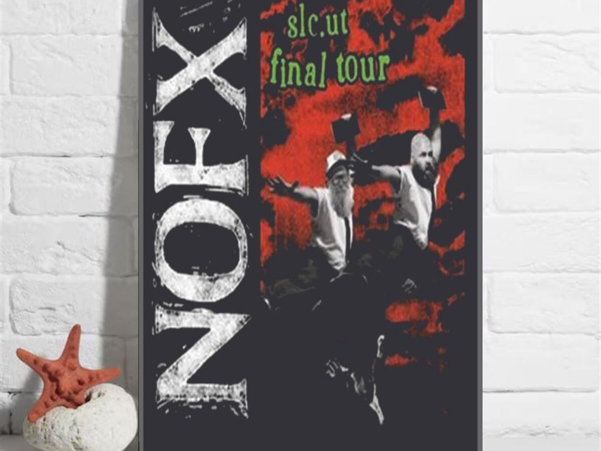 Nofx Salt Lake City Ut Final Tour April 2024 Wall Art Poster Canvas