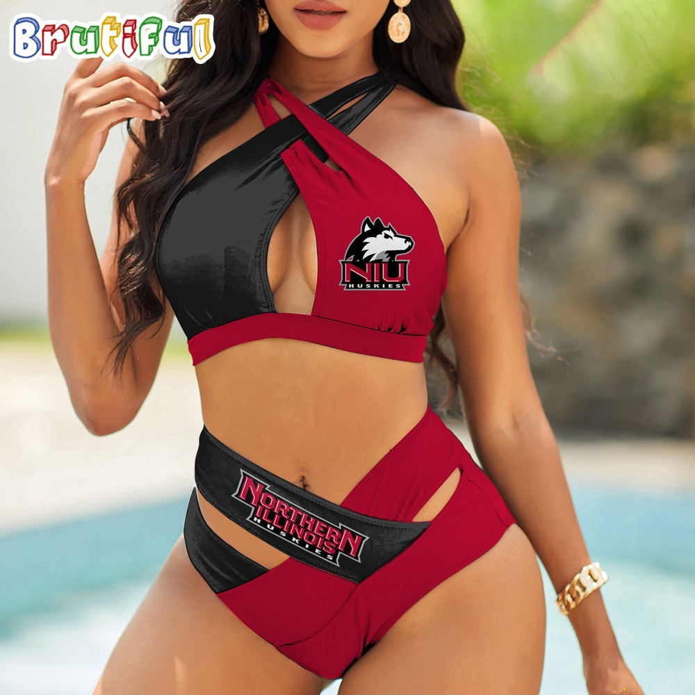 Northern Illinois Huskies Women Bikini Set Sporty Bikini Sets