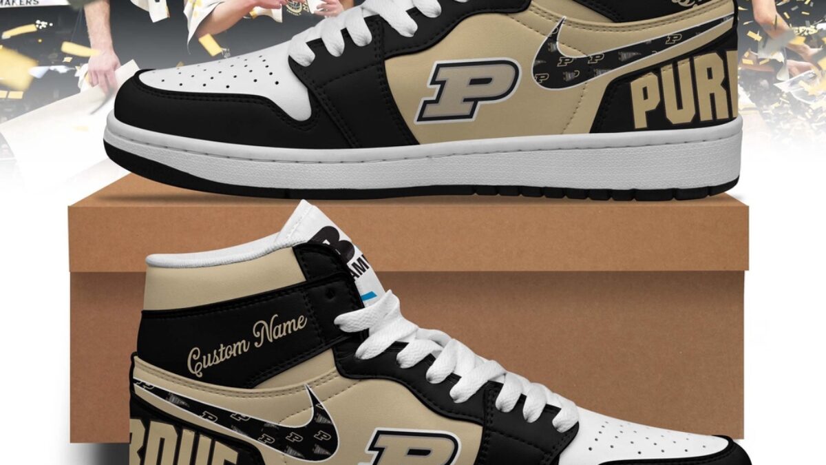 Custom Purdue themed Nike shoes ? We are asking Purdue Basketball main image 4