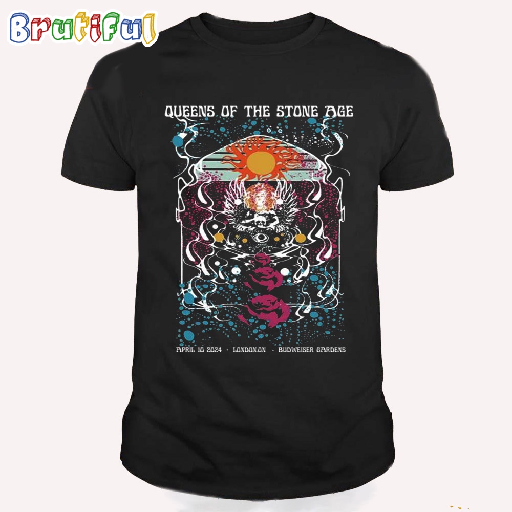 Queens Of The Stone Age Budweiser Gardens London On Event April 2024 T Shirt