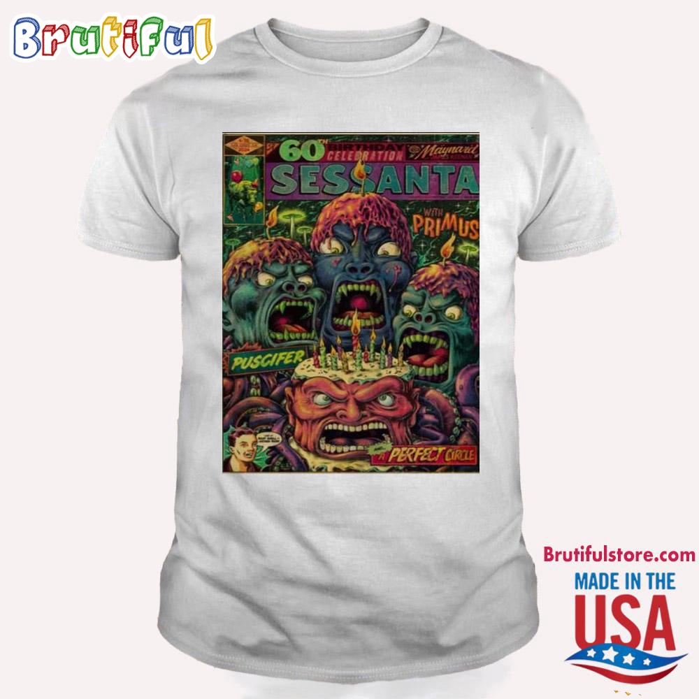 Sessanta April 2024 Tour San Diego Ca T Shirt