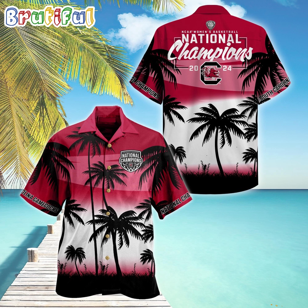South Carolina Gamecocks 2024 NCAA Womens Basketball National Champions Hawaiian Shirt South Carolina Gamecocks Shirt