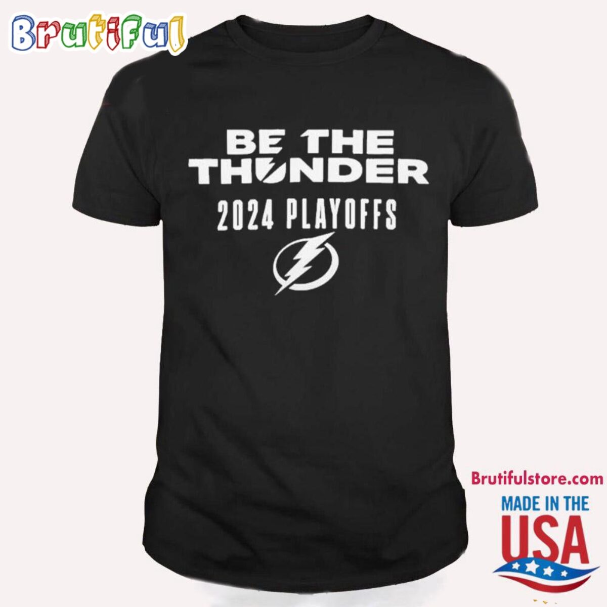 tampa-bay-lightning-2024-be-the-thunder-playoff-t-shirt