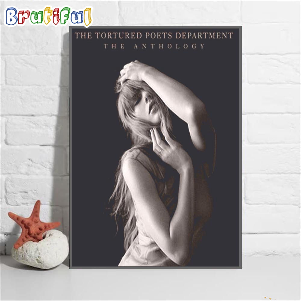 Taylor Swift The Tortured Poets Department Wall Art Poster Canvas