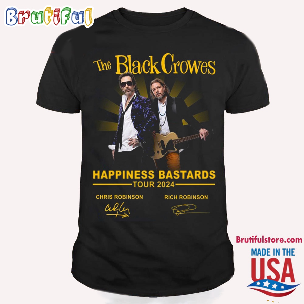 The Black Crowes Happiness Bastards Tour 2024 T Shirt