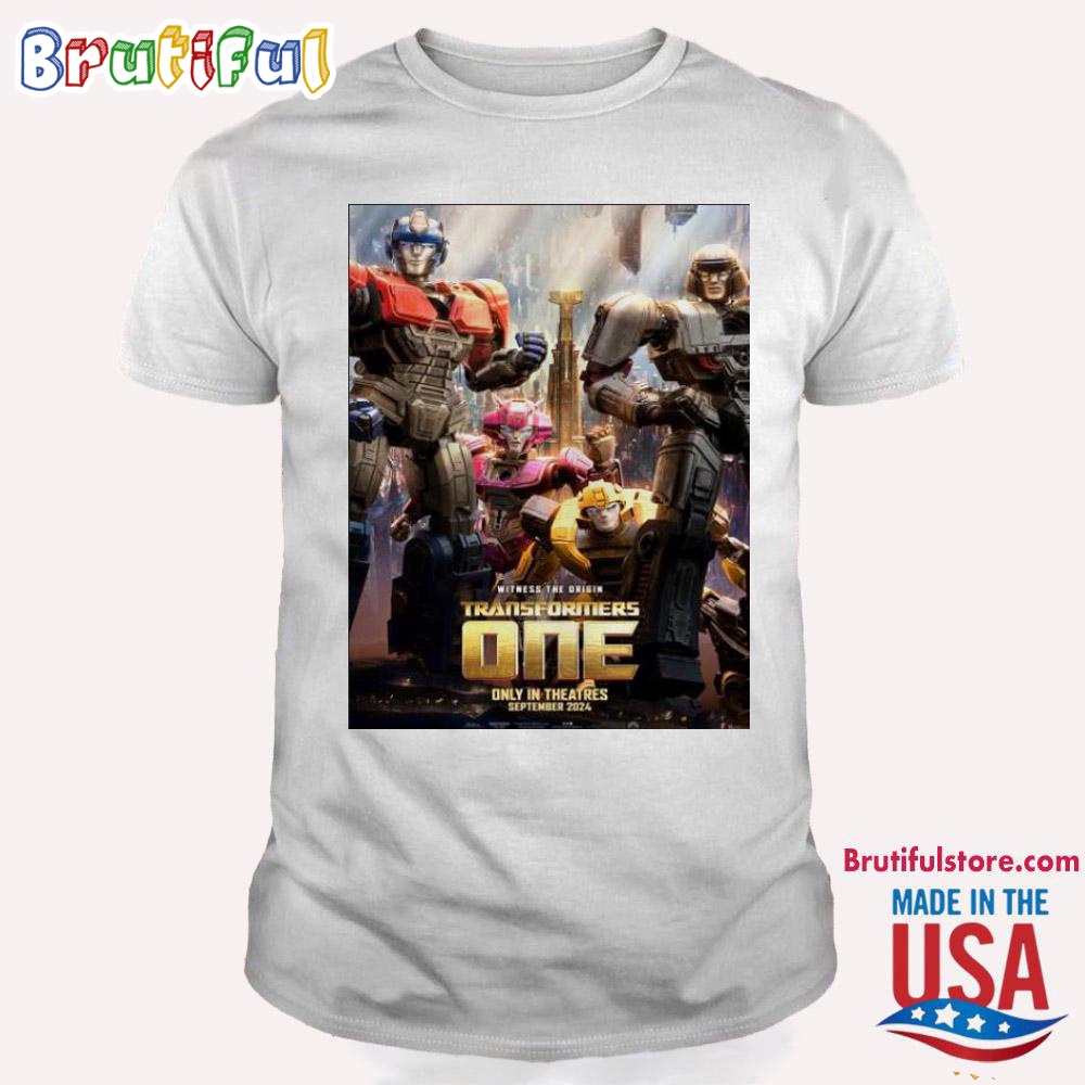 Transformers One Origin Only In Theatres September 2024 T Shirt