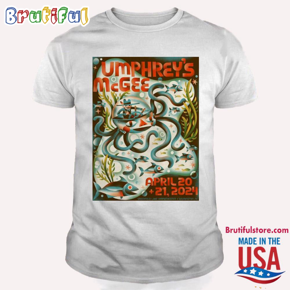 Umphrey's Mcgee Tour In Wilmington Nc April 2024 T Shirt