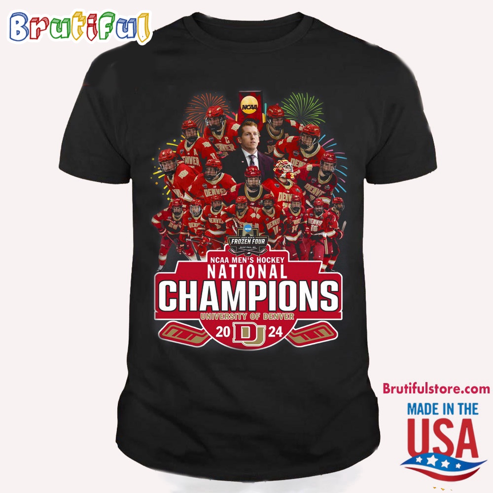 University Of Denver NCAA Men's Hockey National Champions Frozen Four T Shirt