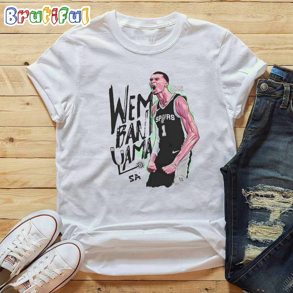 Victor Wembanyama San Antonio 2024 Spurs Basketball T Shirt