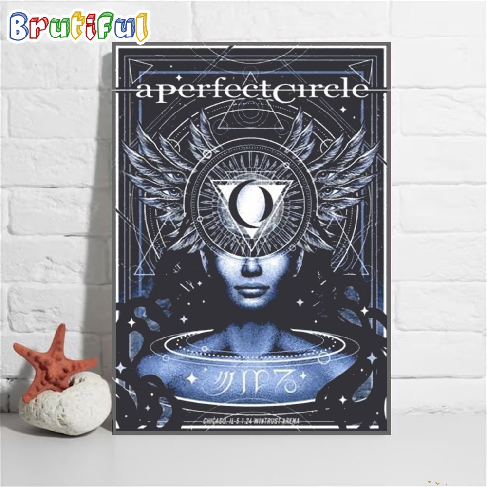 A Perfect Circle Chicago Il May 2024 Wall Art Poster Canvas