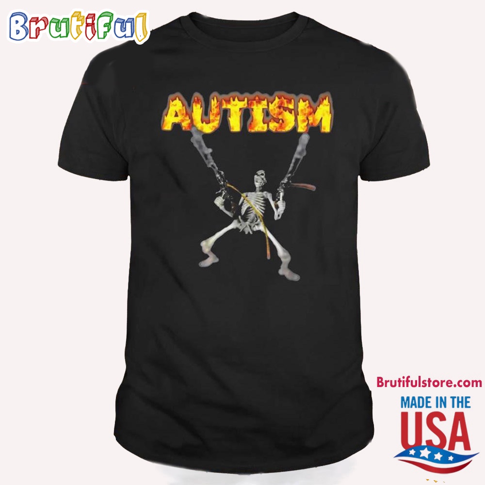 Autism Skeleton Meme 2024 T Shirt