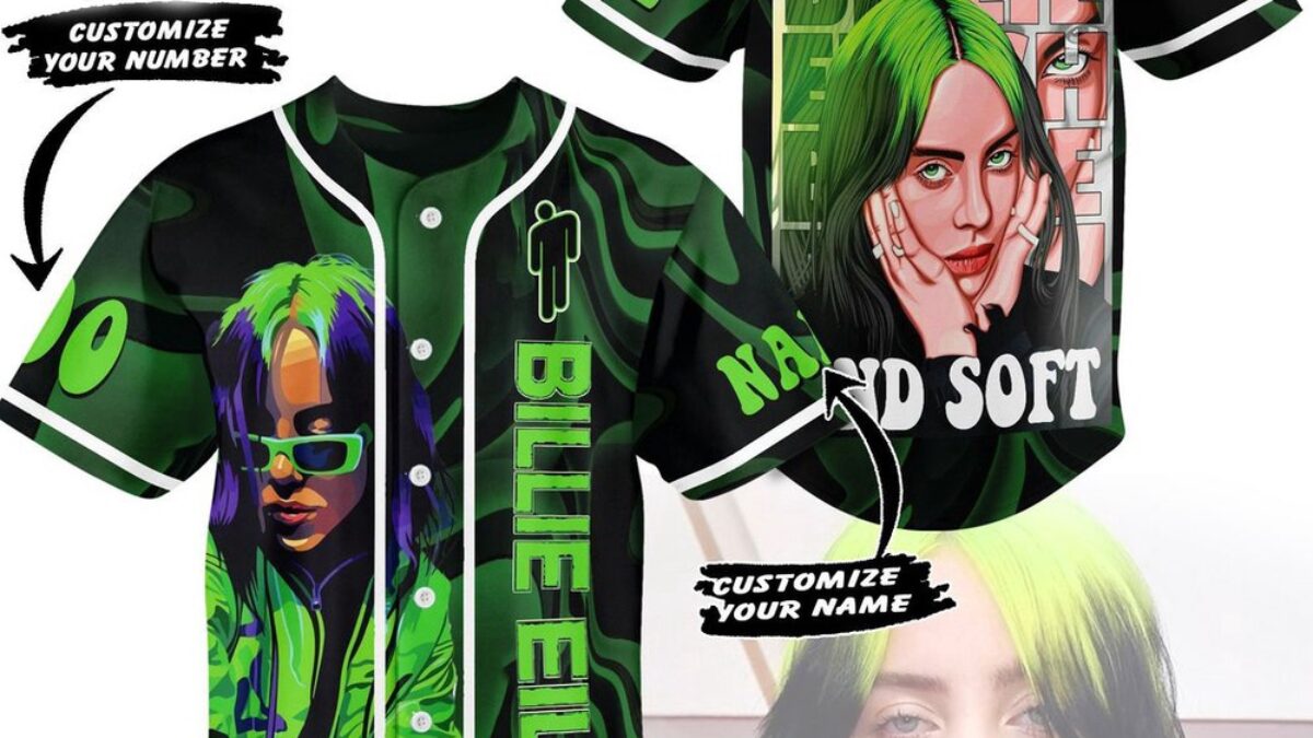 Billie Eilish Hit Me Hard And Soft Custom Baseball Jersey