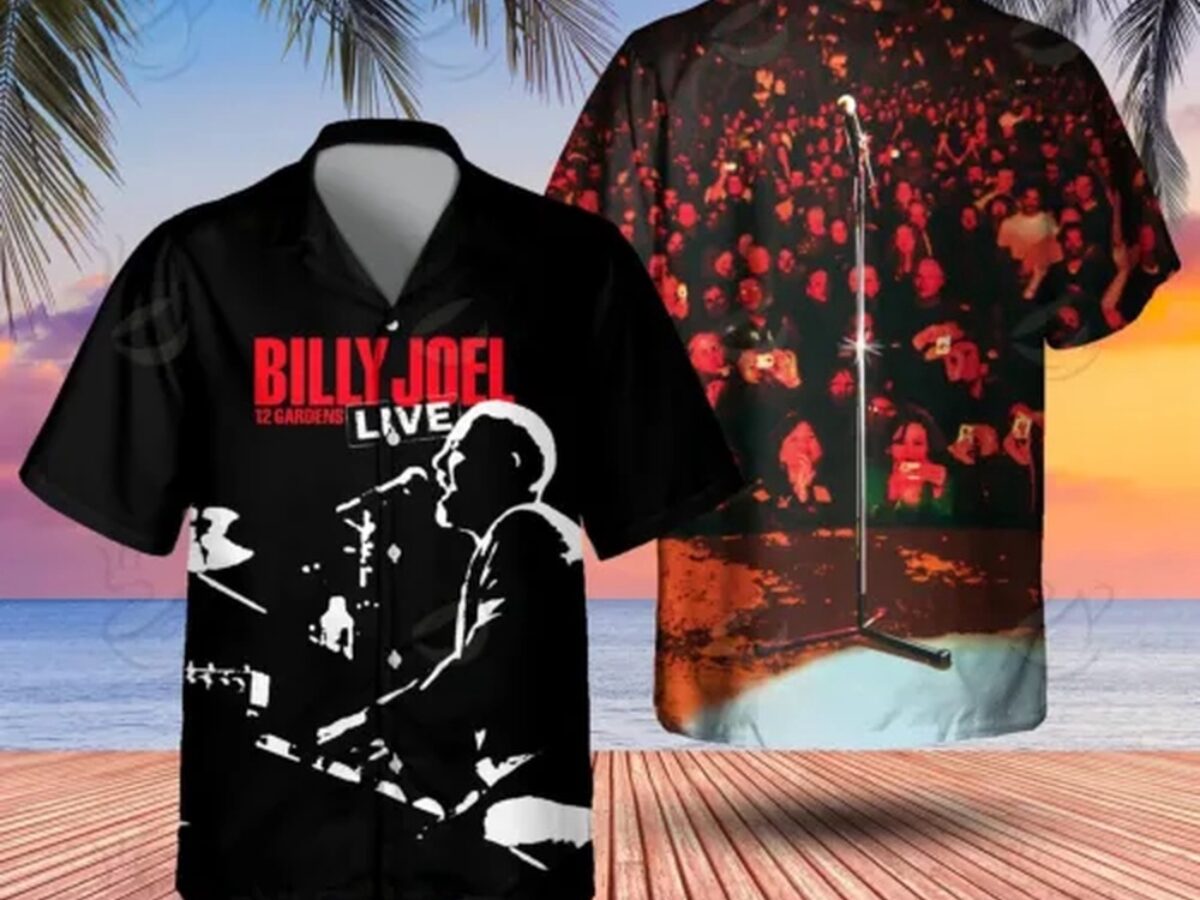 Billy Joel 12 Gardens Live Hawaiian Shirt, Billy Joel Music 2024