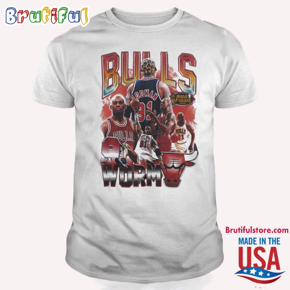 Bling Ss Tee 20 Hwc Chicago Bulls Dennis Rodman T Shirt