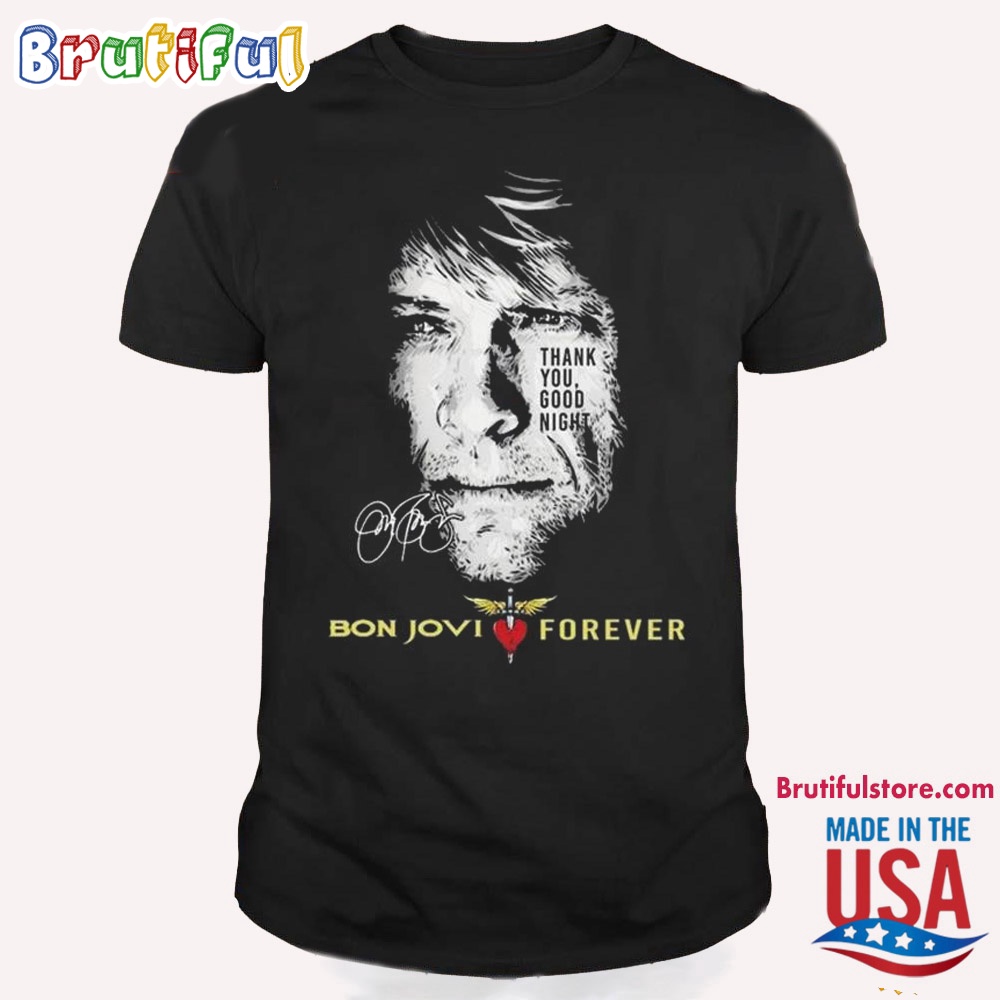 Sweatshirt Officiel Bon Jovi Forever Black - Produit Licencié