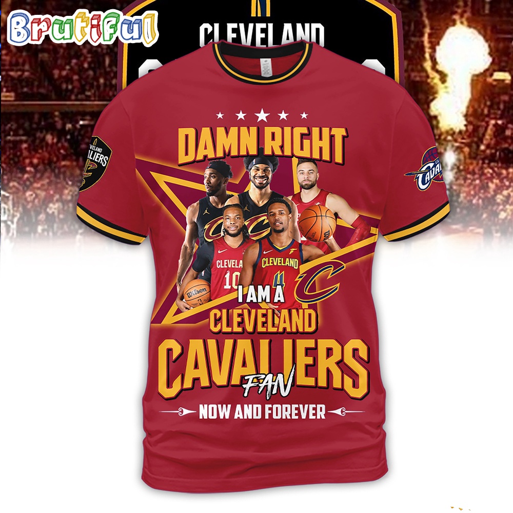 Damn Right I Am A Cleveland Cavaliers Fan T Shirt