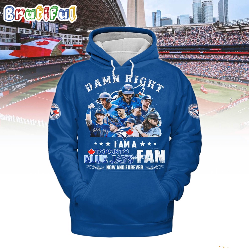 Damn Right Los Angeles Dodgers I Am A Fan Now And Forever Dodgers 3D Hoodie