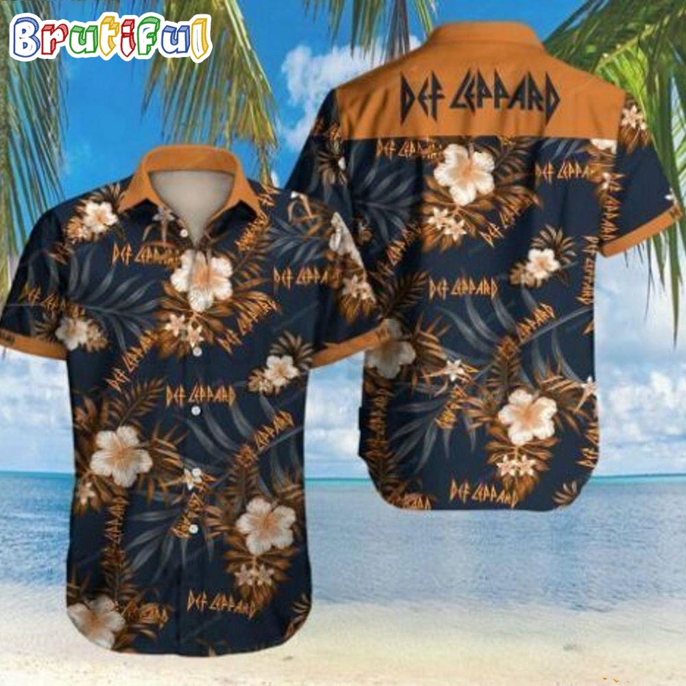 Def Leppard Rock Band 2024 Hawaiian Shirt