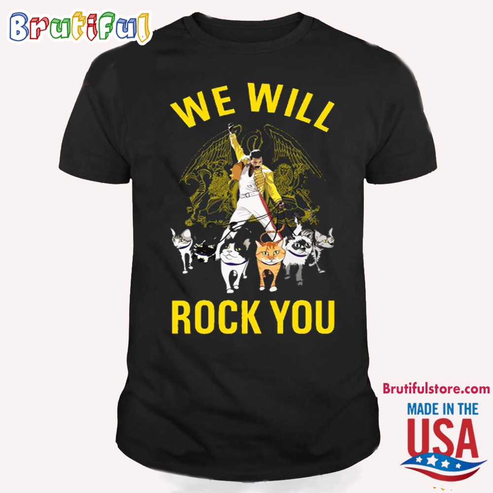Freddie Mercury We Will Rock You T Shirt