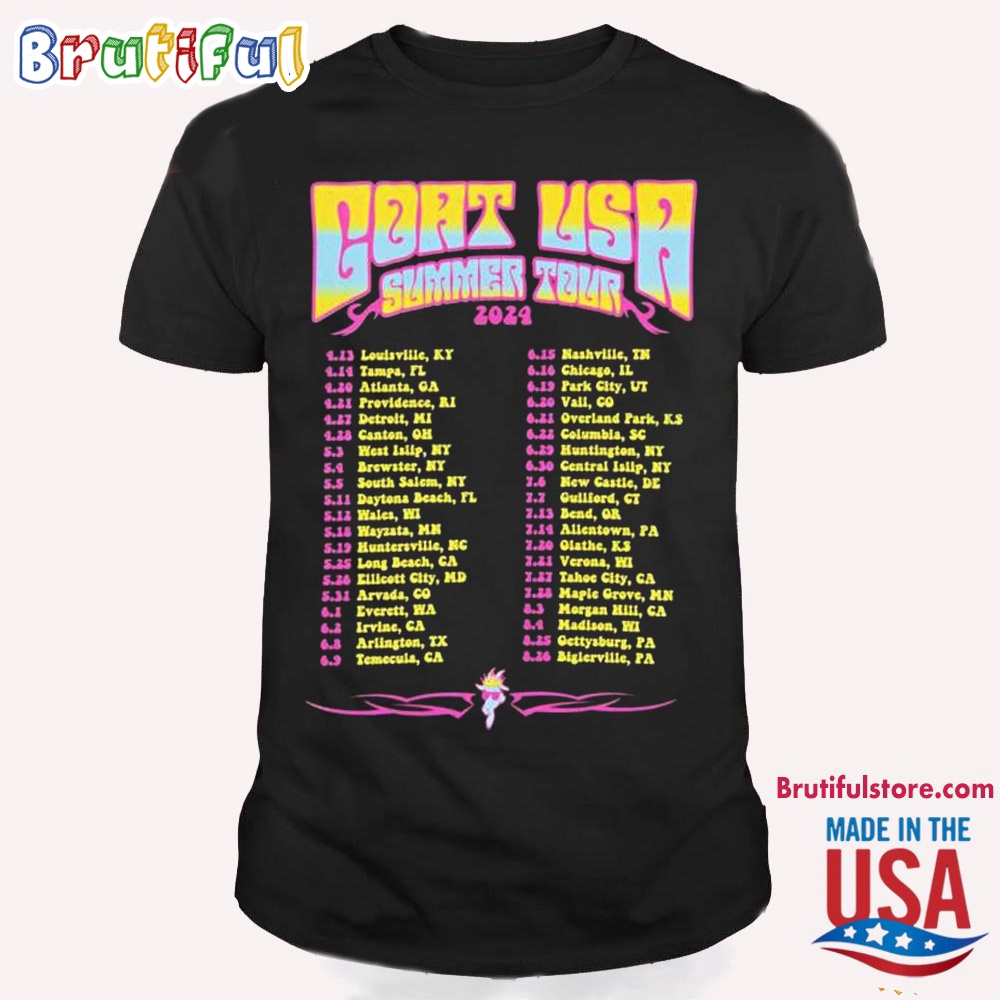 Goat Usa Summer Tour 2024 T Shirt