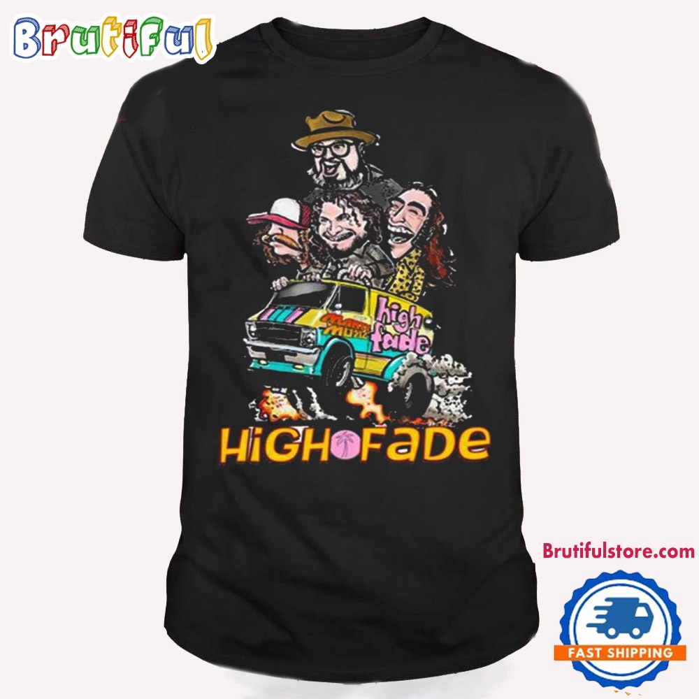 High Fade Music Band Uk Tour 2024 T Shirt
